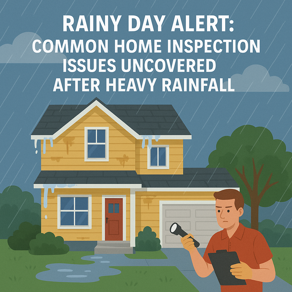 Rainy Day Alert: Common Home Inspection Issues Uncovered After Heavy Rainfall